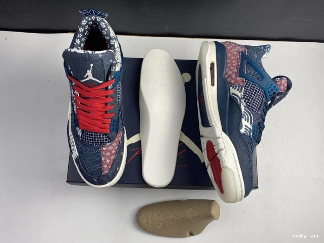 Cheap Husky Air SE 4 CW0898-400 Retro Jordan Sashiko 0720